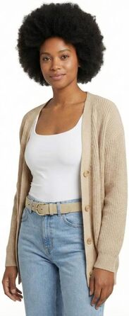 Жіночий ремінь Beltinger з велюру 3.5 см, бежевий з золотою пряжкою 90 см