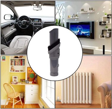 Набір аксесуарів для пилососа Dyson V8 V7 V10, з адаптером, сумісний з Dyson V6 DC19 DC29 DC34 DC33 DC35 DC62, насадки та щітки (5 в 1)