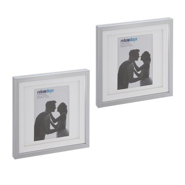 Relaxdays 25x25 cm Picture Frames, 2-Pack