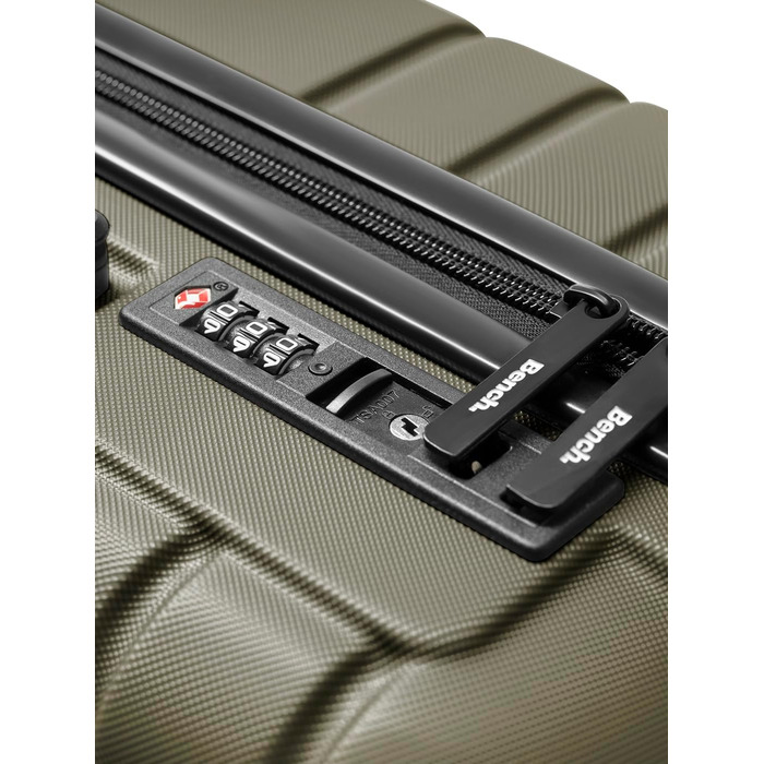 Набір валіз Bench Hartgepäck Seattle 3-в-1: міцний ABS, TSA-замок, 4 колеса | Dark-olive (M, 69 см)