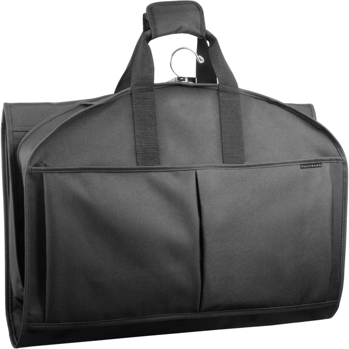 Чохол для костюмів та одягу WallyBags 510 Black 48 дюймів, чорний, з підкладкою, складаний
