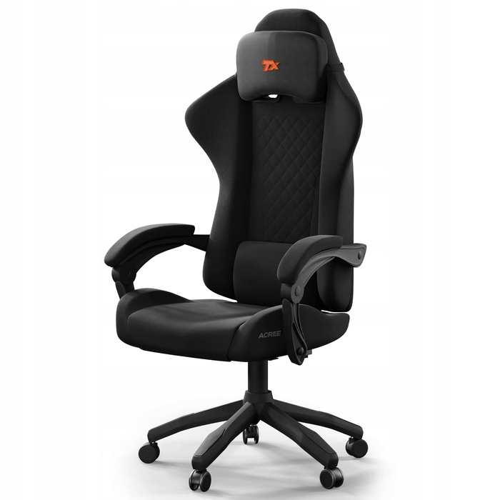 Ігрове крісло Trex E-Sports TX-110GC ACREE, тканина, чорне