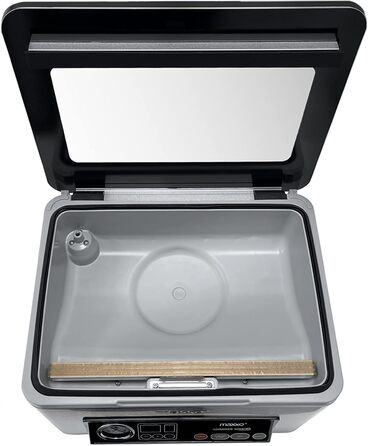 Професійний вакуумний пакувальник Maxxo VM Profi з подвійною зварювальною лінією, 20 л/хв, 900 мбар, для продуктів харчування, з нержавіючої сталі (камерний вакуумний пакувальник VM ChamberLine 40)