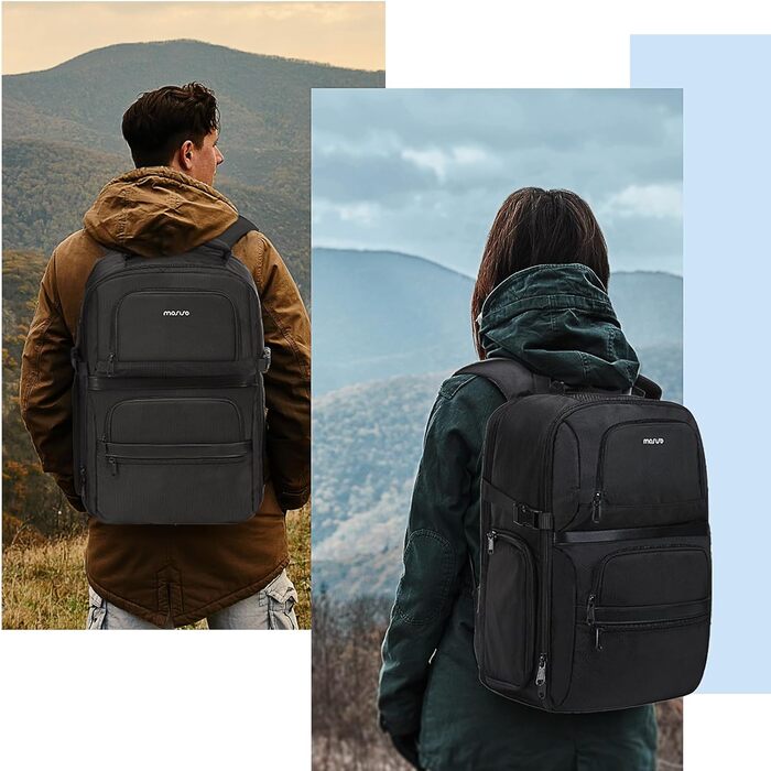 MOSISO Рюкзак для камери, DSLR/SLR/беззеркальна камера, сумка з швидким доступом, фоторюкзак для подорожей з відділом для ноутбука 15-16 дюймів, дощовик та 3 передні кишені, сумісний з Canon/Nikon/Sony, чорний