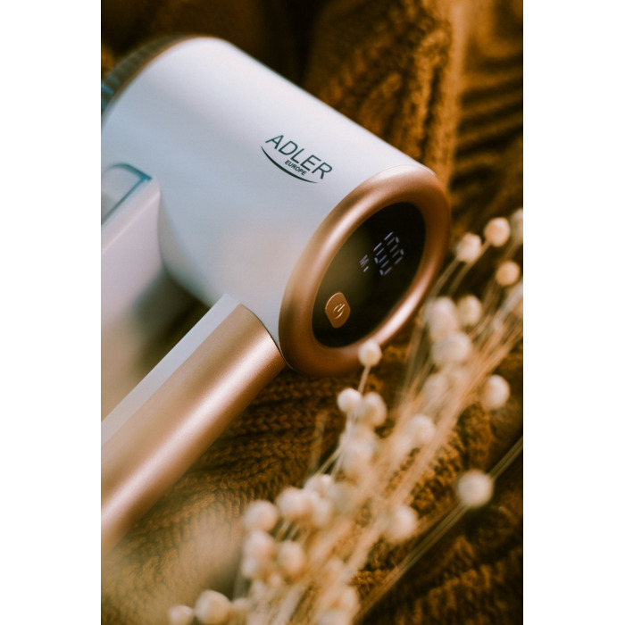 Акумуляторна машинка для видалення ковтунців ADLER з LCD-дисплеєм, 5 Вт