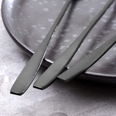 Набір ложок для лате макіато GRÄWE Königstein (Чорний), нержавіюча сталь, 6 шт.