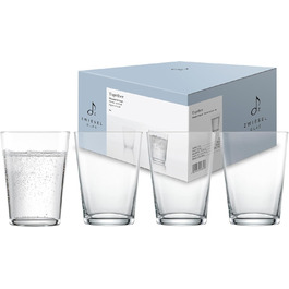 Zwiesel Glas Water Glass Together 0.5L (Set of 4), beautifully shaped drinking glasses, dishwasher-safe Tritan crystal glasses, Made in Germany (Art.-Nr. 122343)