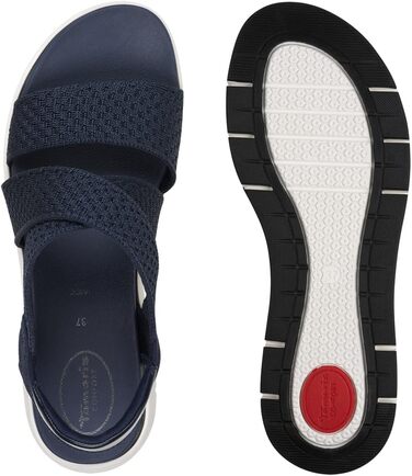 Босоніжки жіночі Tamaris 8-88724-44 Wide Fit, сині (38 EU) - Широка повнота