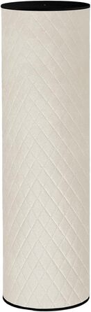 Акустична пастка для низьких частот Bass Trap Premium 100x30 см, поглинач звуку (бежевий під шкіру, чорна кришка)