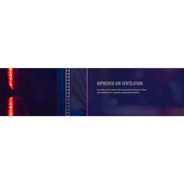 Корпус для ПК AeroCool SHARD, ATX, з акриловим склом, RGB, 13 режимів, вентилятор 12 см, чорний