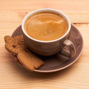 Набір кавових чашок MÄSER Derby Premium для 4 осіб, 240 мл, кераміка, пастельні кольори, керамічні підставки, гастрономічна якість