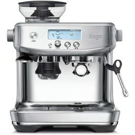 Sage - The Barista Pro - Fully Automatic Coffee Machine with Manual Milk Frother - Brushed Stainless Steel Brushed Stainless Steel Single