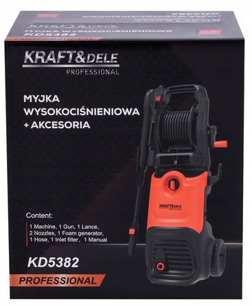 Мийка високого тиску Kraft&Dele 250 бар, 3200 Вт
