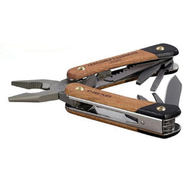 Мультитул Gentlemen's Hardware з нержавіючої сталі та дерева, 3,5x10x2,3 см, GEN627UK