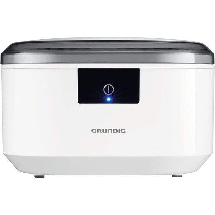Ультразвуковий очисник Grundig UC 6620 з таймером, 500 мл, 50 Вт, білий (без таймера)
