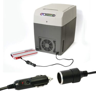 Портативний пусковий пристрій Dino KRAFTPAKET 12V-600A: для авто, мотоциклів та човнів. Підтримка різних типів акумуляторів (свинцево-кислотні, GEL, EFB, AGM). Ємність 66.6Wh, 18000mAh.