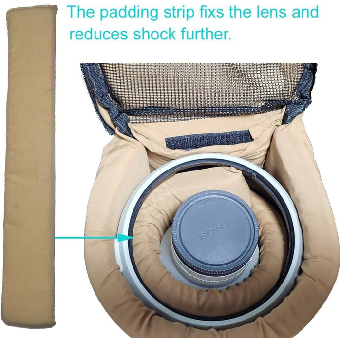 Чохол для об'єктива Nicama LB2 Deluxe: Canon RF 800, 70-200, 100-400, Nikon AF-S 200-500, Sigma 150-500, Tamron SP 150-600 та інші