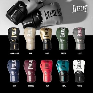Боксерські рукавички Everlast Elite Prostyle для жінок (12oz, сірий/рожевий)