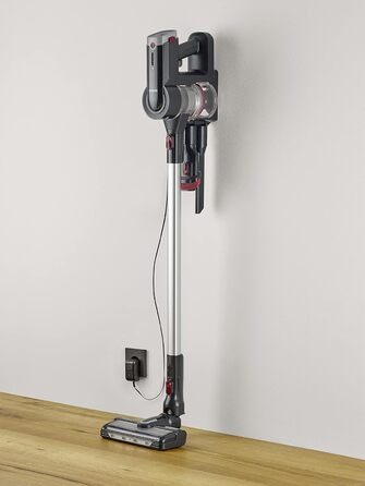 Бездротовий акумуляторний пилосос SEVERIN HV 7166 (Чорний): 60 хв роботи, 2-в-1, для тварин, легкий, без мішка, 400 Вт