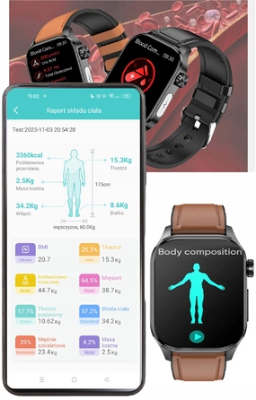 Розумний годинник Lazird EKG0025 чорний