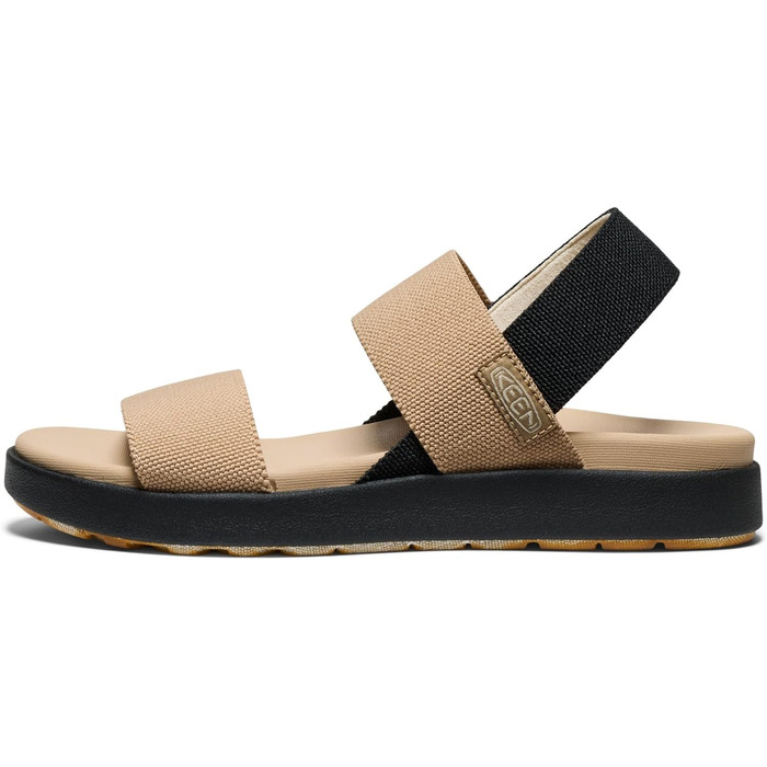 Жіночі сандалі Keen ELLE BACKSTRAP (38.5 EU, широка колодка, колір: кукурудзяний чорний)