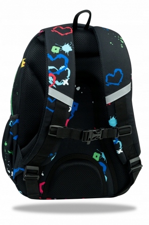 Багатовідсіковий шкільний рюкзак CoolPack (чорний, фіолетовий, синій, рожевий)