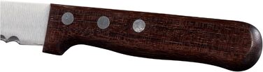 Ніж для хліба Marsvogel 8'' з дерев'яною ручкою Bubinga, гостре лезо з Золінгена, ергономічний, стильний дизайн, ідеальний для легкого нарізання хліба та випічки