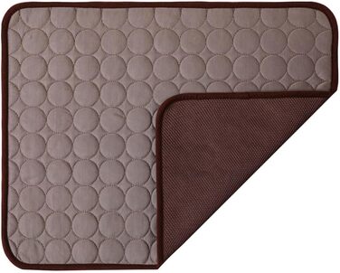 Самостійно охолоджуючий килимок для собак 150x100 см | Килимок-охолодження для собак та котів | Літній килимок для собак, котів | Самостійно охолоджуючий килимок для тварин | XXL, темно-коричневий