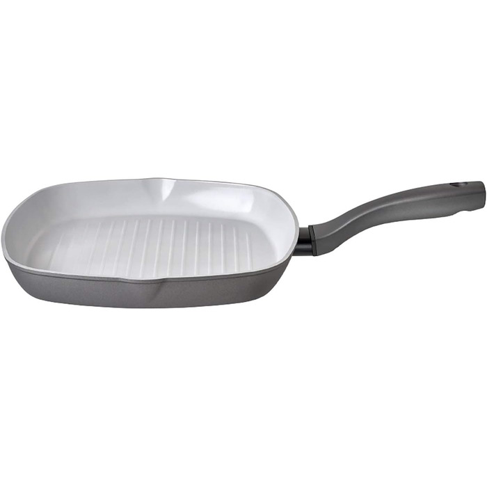 Prestige Earth Pan Grill Pan Induction - 28cm Pan - Non-Stick Pan, Recycled & Recyclable, Non-Toxic, Dishwasher Safe, Easy-Grip Handles, Grill Pan 28cm