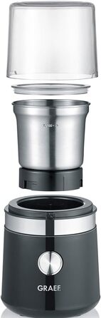 Кавомолка електрична GRAEF CM102, нержавіюча сталь
