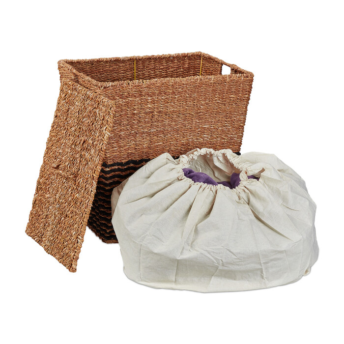 Relaxdays Laundry Basket 87 L