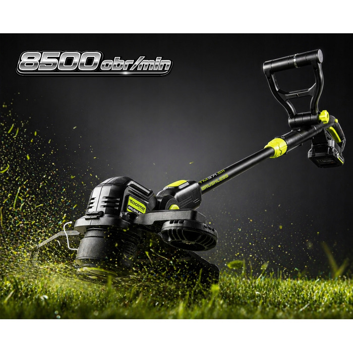 Акумуляторний тример для трави Toolme TM371 (21В) з безщітковим двигуном