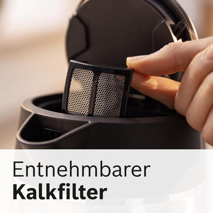 Електричний чайник Bosch MyMoment TWK6M480 з автоматичним відключенням, захистом від перегріву, показом об'єму, функцією SteamStop, захистом від сухого кипіння, знімним фільтром від накипу, 1,7 л, 2400 Вт, нержавіюча сталь