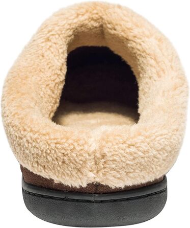 Тапочки чоловічі NewDenBer з меморі-піною, теплі, зручні, з м'якою підкладкою, зимові, з антиковзкою гумовою підошвою