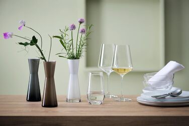 Набір склянок для білого вина LEONARDO HOME PUCCINI (6 шт.) • Склянки з нержавіючої сталі, 560 мл • Можна мити в посудомийній машині, довговічні • Елегантні склянки для білого вина • Сучасний дизайн • Склянка для білого вина Puccini • 069553