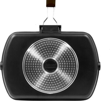 Zanetti Гриль-сковорода з алюмінію під тиском, 26x36 см, з індукційним нагрівом та складаною ручкою