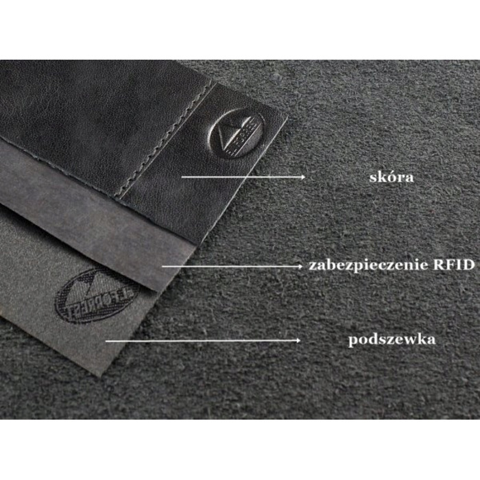 Чоловічий шкіряний гаманець коричневого кольору з RFID-захистом, великий