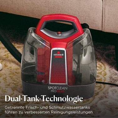 BISSELL SpotClean ProHeat: Професійний мийкий пилосос для килимів та оббивки з HeatWave технологією