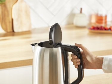 Електричний чайник Tefal KO5S0DE0, 2400 Вт, 1,7 л, сріблястий/сірий