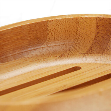 Relaxdays Soap Dish Bamboo