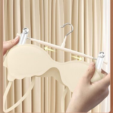 10 шт. металеві вішалки для штанів з кліпсами, 30 см, антиковзаючі, хром, для штанів, шкарпеток, спідниць, міцні, економія місця, чорні (10 шт.)