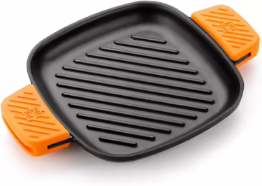 BRA Efficient Iron | Striped Square Grill, 24 cm, Black