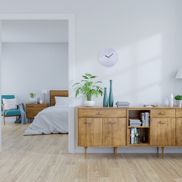 Relaxdays Gray Wall Clock without Numbers