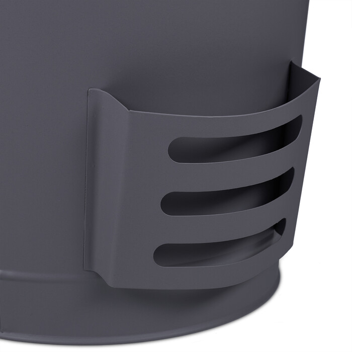 Relaxdays Ash Bucket with Lid and Scoop