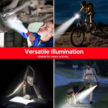 Ліхтар LED Gearlite акумуляторний, 3000 люмен, тактичний, водонепроникний (IP65), 3 режими, для кемпінгу, риболовлі, активного відпочинку