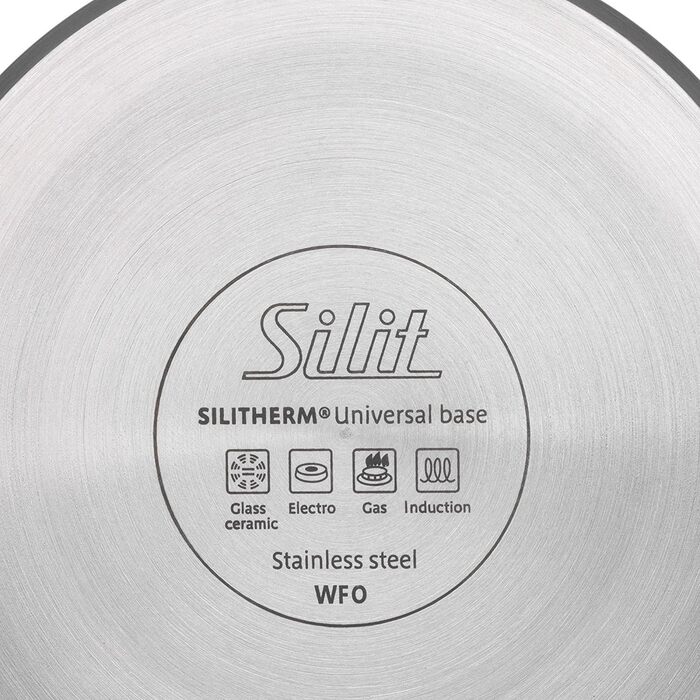 Silit Scalea 6-Piece Induction Cookware Set - Stainless Steel Pots and Pans with Glass Lids