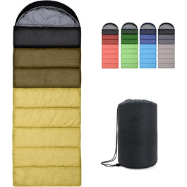 Сплячий мішок Outplea Outdoor 3-4 сезони, водонепроникний, легкий, 220*80 см, для дорослих та дітей, кемпінг, подорожі, туризм