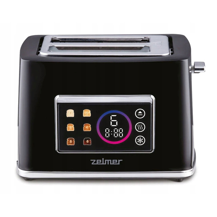 Тостер Zelmer ZTS8065, чорний, 780 Вт