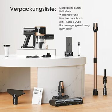 Бездротовий акумуляторний пилосос Lubluelu: легкий, тихий, з LED-дисплеєм, потужний, для дому та авто