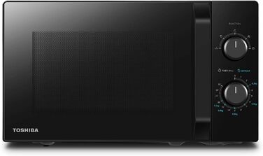 Мікрохвильова піч Toshiba MW2-MM20PF(BK) 20L, 800W, Чорна